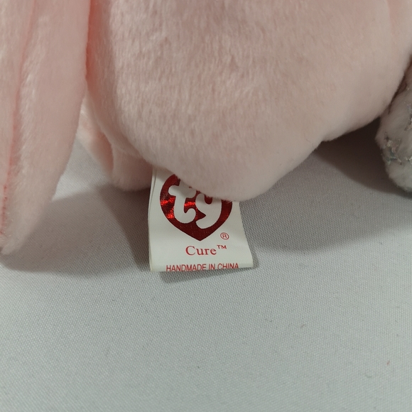 Three Collector Ty Beanie Babies: Cure 2003, The Beginning 2000, Ariel 2000, EUC - Picture 5 of 7